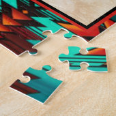 Southwest Kokopelli Jigzaag Puzzle Legpuzzel (Zijkant)