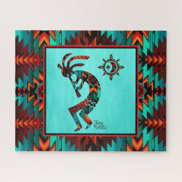 Southwest Kokopelli Jigzaag Puzzle Legpuzzel