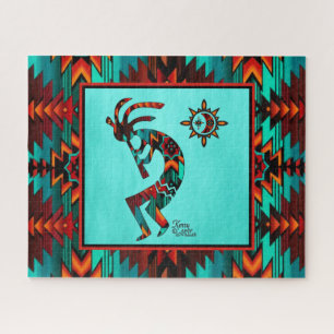 Southwest Kokopelli Jigzaag Puzzle Legpuzzel