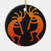 Southwest Kokopelli Keramisch Ornament (Voorkant)