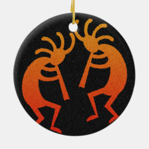 Southwest Kokopelli Keramisch Ornament