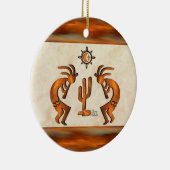 Southwest Kokopelli Keramisch Ornament (Rechts)
