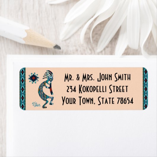 Southwest Kokopelli Label (Insitu)