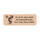 Southwest Kokopelli Label (Voorkant)
