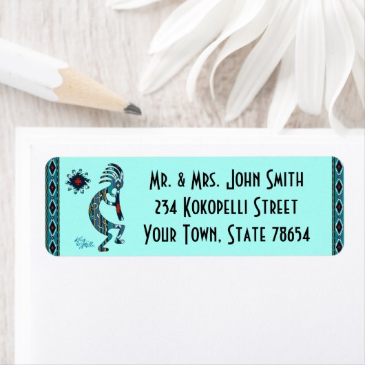 Southwest Kokopelli Label (Insitu)