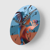 Southwest Kokopelli Music 2 Ronde Klok (Hoek)