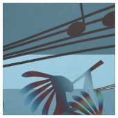 Southwest Kokopelli Music Stof (Swatch)