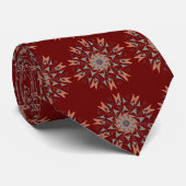 Southwest Maroon Print Stropdas (Opgerold)
