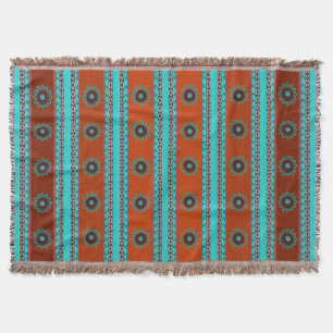 Southwest Motif Throw Blanket Deken