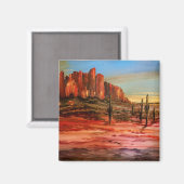 Southwest Mountain Magnet Magneet (Voorkant / Achterkant)