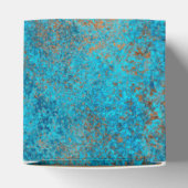 Southwest Mountain Peaks Turquoise Geometric Bedankdoosjes (Bovenkant)