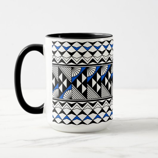 Southwest Native American Rain and Sun Design Mok (Links)