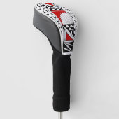 Southwest Native Sunrise in Red Golfheadcover (Schuin)
