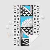 Southwest Native Sunrise in Turquoise Golfhanddoek (Insitu)