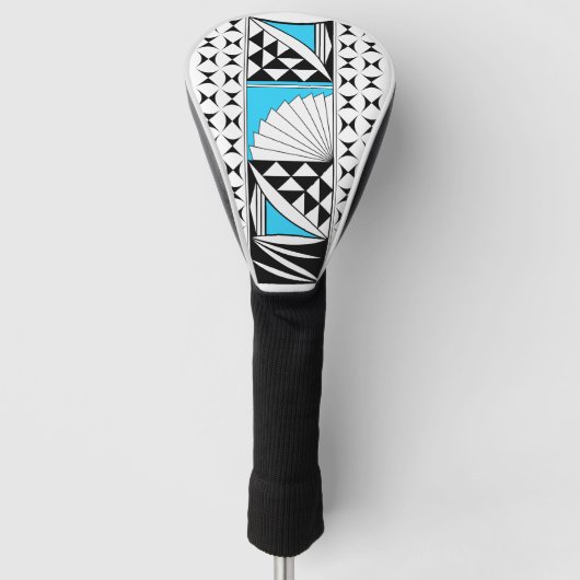 Southwest Native Sunrise in Turquoise Golfheadcover (Voorkant)