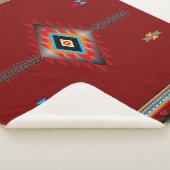 Southwest Pattern #1 - kleur kiezen Sherpa Deken (3/4)