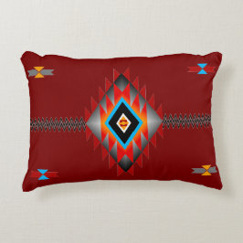 Southwest Pattern #1 - van kleur veranderen Accent Kussen