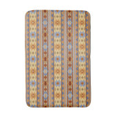 Southwest Pattern Design Rust Grey Gold Badmat (Voorkant Verticaal)