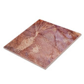 Southwest Petroglyph Ceramic Tile Tegeltje (Zijkant)