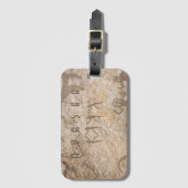 Southwest Petroglyph | Customizable Native Bagagelabel (Voorkant (verticaal))