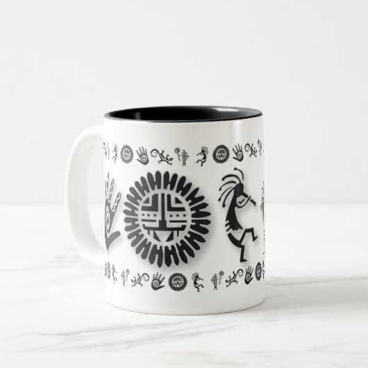 Southwest Petroglyph Mok Design 3 (Voorkant links)