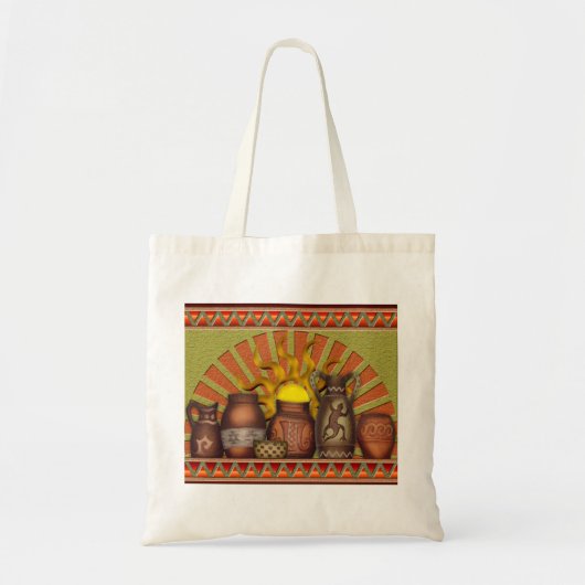 Southwest Pottery Handbag Tote Bag (Voorkant)