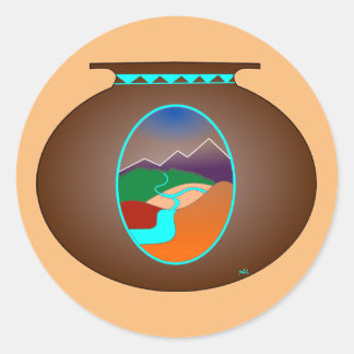 Southwest Pottery Ronde Sticker