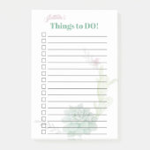 Southwest Prickly Pear Cactus Wat te doen Post-it® Notes (Voorkant)