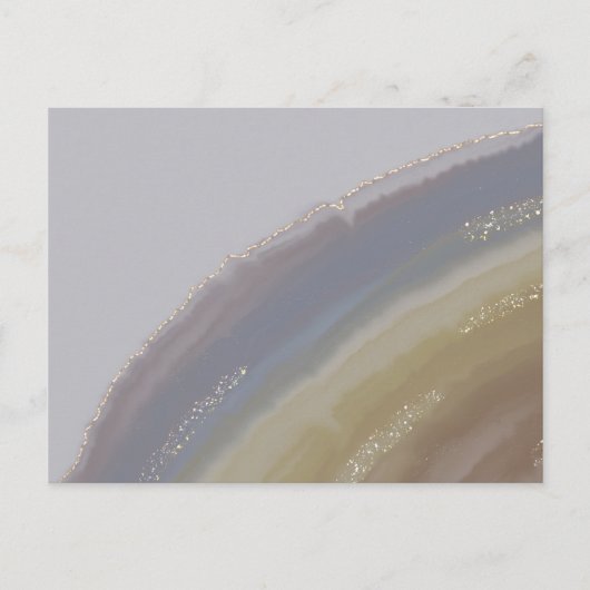 Southwest Rainbow Agate Aankondigingskaart (Voorkant)