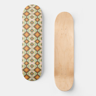Southwest Retro Pop Art Diamonds gevild Skateboard