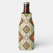 Southwest Retro Pop Art Diamonds Patroon Flesjeskoeler (Fles Voorkant)