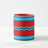 Southwest River Canyon Geometric Red Turquoise Mok (Midden)