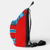 Southwest River Canyon Red Turquoise gepersonalise Sling Bag (Rechts)