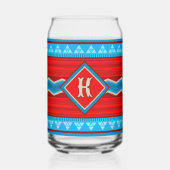 Southwest River Canyon Red Turquoise Monogram (Recto)