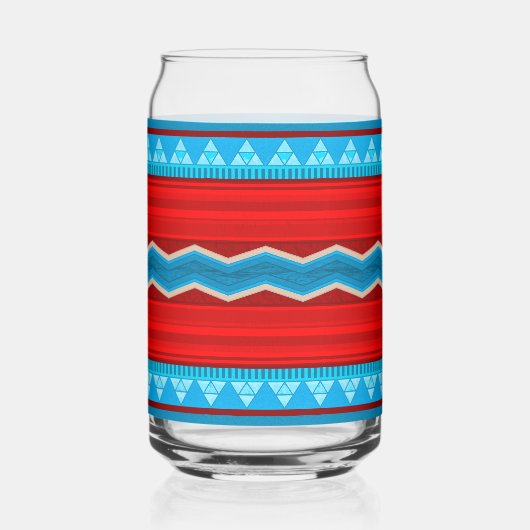 Southwest River Canyon Red Turquoise Monogram (Verso)