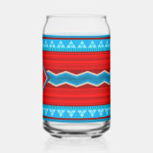 Southwest River Canyon Red Turquoise Monogram (Gauche)