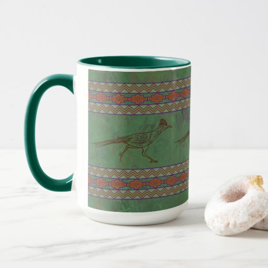 Southwest Roadrunner Sagebrush Green Mok (Met donut)