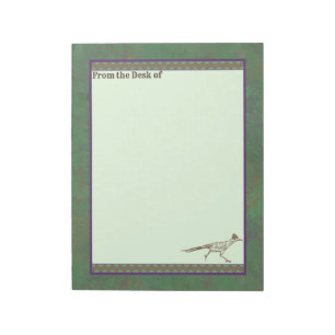 Southwest Roadrunner Sagebrush Green Notitieblok
