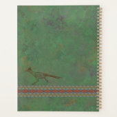Southwest Roadrunner Sagebrush Green Planner (Achterkant)