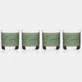 Southwest Roadrunner Sagebrush Green Whisky Glas (Links)