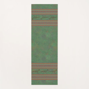 Southwest Roadrunner Sagebrush Green Yogamat