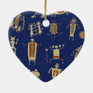 Southwest Rock Art Shaman Keramisch Ornament