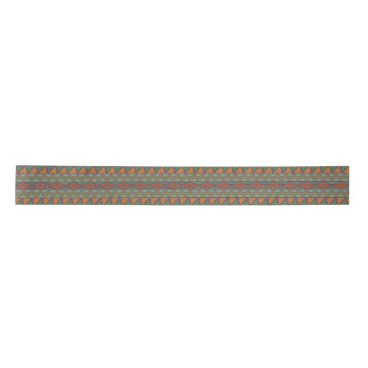 Southwest Sagebrush Green Geometric Design Lint (Voorkant)