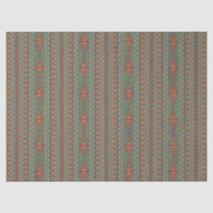 Southwest Sagebrush Green Geometric Design Tissue Tissuepapier
