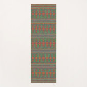 Southwest Sagebrush Green Geometric Design Yogamat (Voorkant)