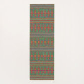 Southwest Sagebrush Green Geometric Design Yogamat (Achterkant)