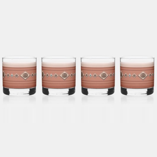 Southwest Sandstone Canyon en Conchos Whisky Glas (Voorkant)