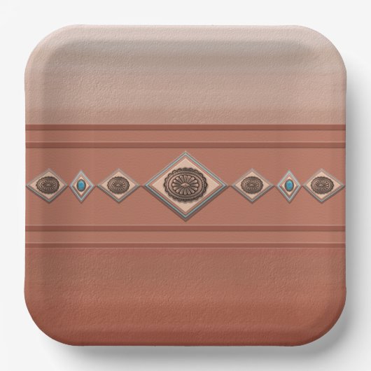 Southwest Sandstone Canyon Papieren Bordje (Voorkant)