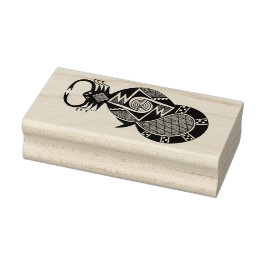 Southwest Scorpion Design Rubber Stamp Rubberstempel