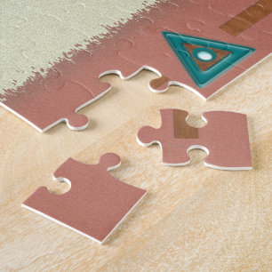 Southwest Serenity Jigzaag Puzzle 11x14 met Gift B Legpuzzel